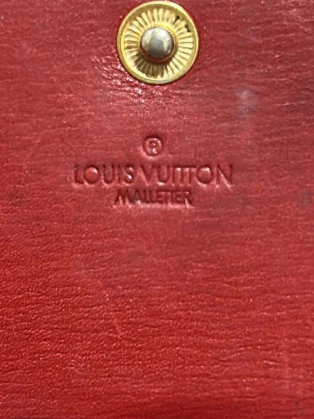 LOUIS VUITTON PorteMonnaie Viekart Credit M63487 Castilian Red Epi - - Picture 5 of 10